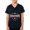 2156 Toddler Fine Jersey V-Neck T-Shirt Thumbnail