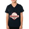 2156 Toddler Fine Jersey V-Neck T-Shirt Thumbnail