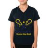 2156 Toddler Fine Jersey V-Neck T-Shirt Thumbnail