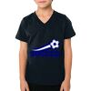 2156 Toddler Fine Jersey V-Neck T-Shirt Thumbnail
